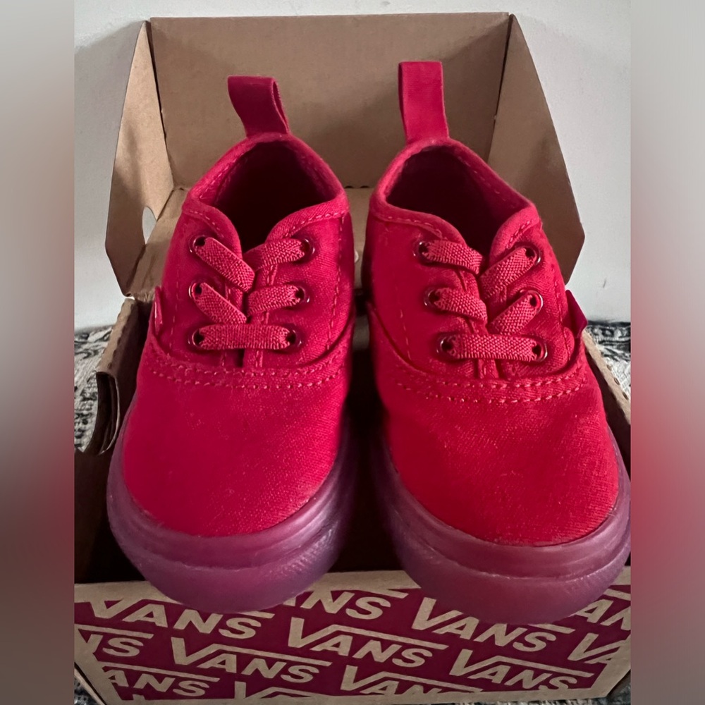 Toddler VANS Red Size 5